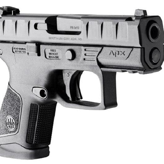 Pistola Beretta APX Cal.9mm Oxidada 17 Tiros - Cano 4.25"