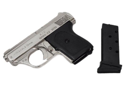 Pistola Semi-Automática Alfa Proj A.T.C BRNO CZ3035 Cal. 6.35Browning (.25AUTO)