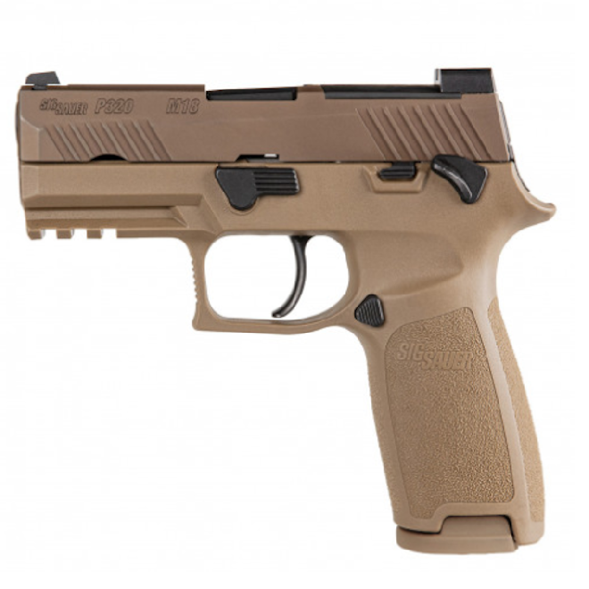 PISTOLA SIG SAUER P320 M18 9MM 3.9" COYOTE BROW