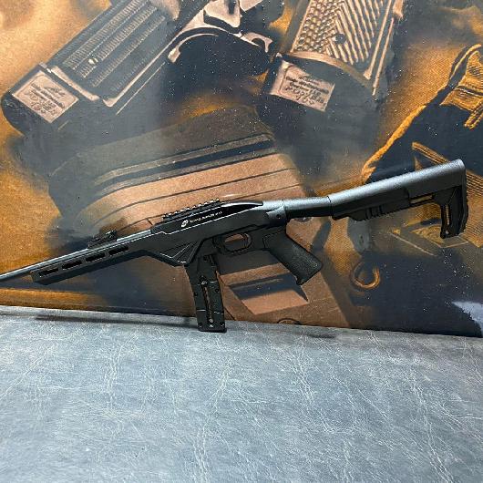 RIFLE 7022 TACTICAL CORONHA POLIPROPILENO COM REFORÇO DE FIBRA DE VIDRO NA COR PRETA