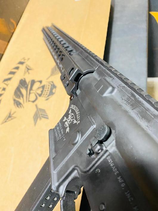 RIFLE BRIGADE RECEPTOR  9mm 16"  PRETA ( IMPORTADA )