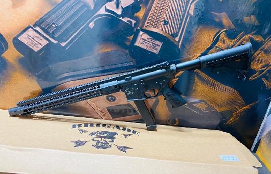 RIFLE BRIGADE RECEPTOR  9mm 16"  PRETA ( IMPORTADA )