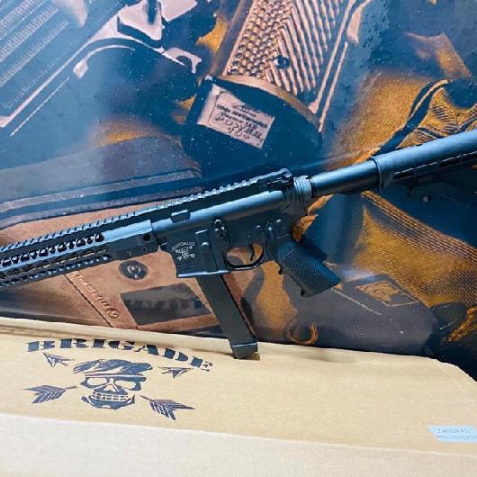 RIFLE BRIGADE RECEPTOR  9mm 16"  PRETA ( IMPORTADA )