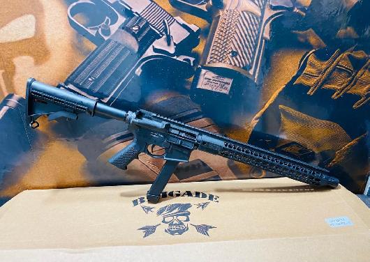 RIFLE BRIGADE RECEPTOR  9mm 16"  PRETA ( IMPORTADA )
