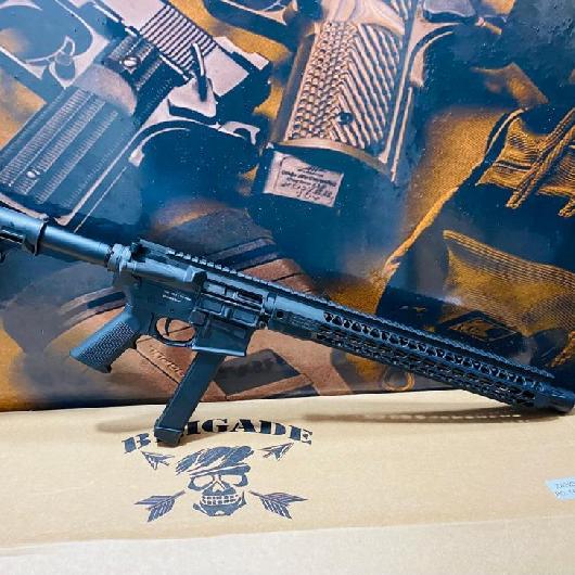 RIFLE BRIGADE RECEPTOR  9mm 16"  PRETA ( IMPORTADA )