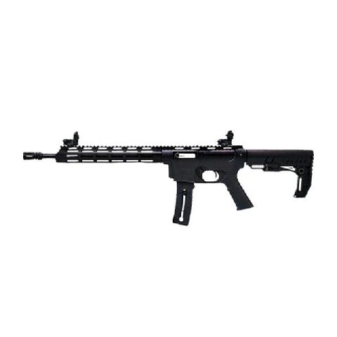 Rifle CBC Delta .22LR – Cano 14.5″ Oxidado – Coronha Preta