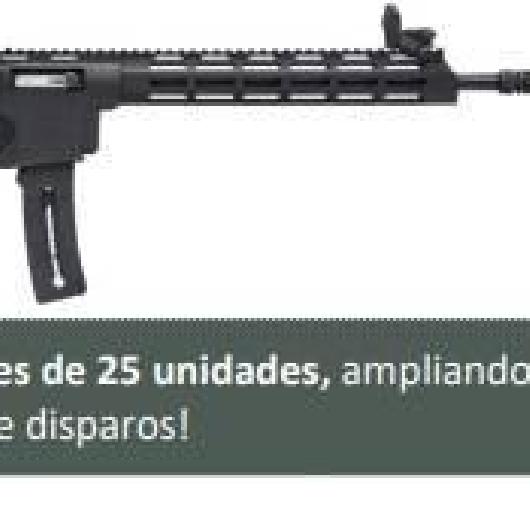  Rifle CBC Delta .22LR  – Cano 14.5″ Oxidado –  Coronha TAN